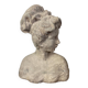 Buste de femme au chignon