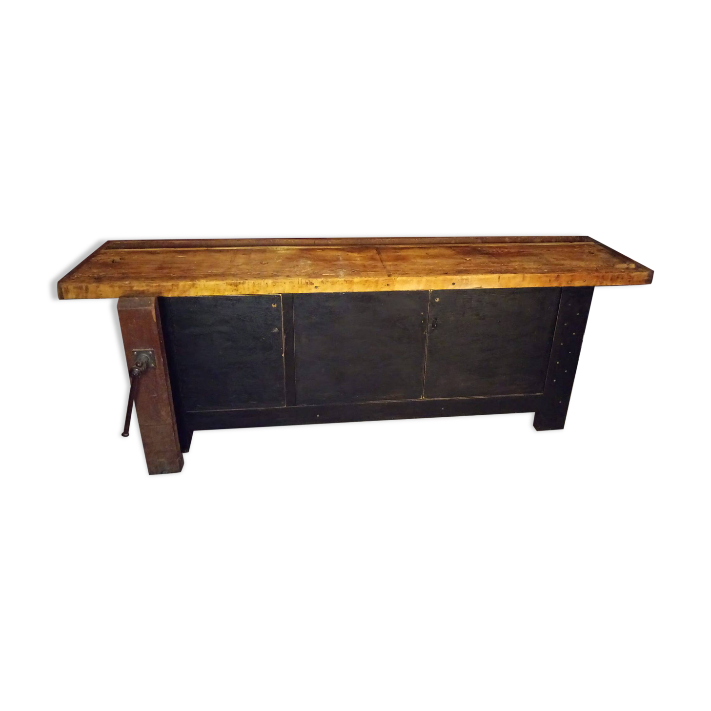 Old workbench, workshop furniture, sideboard