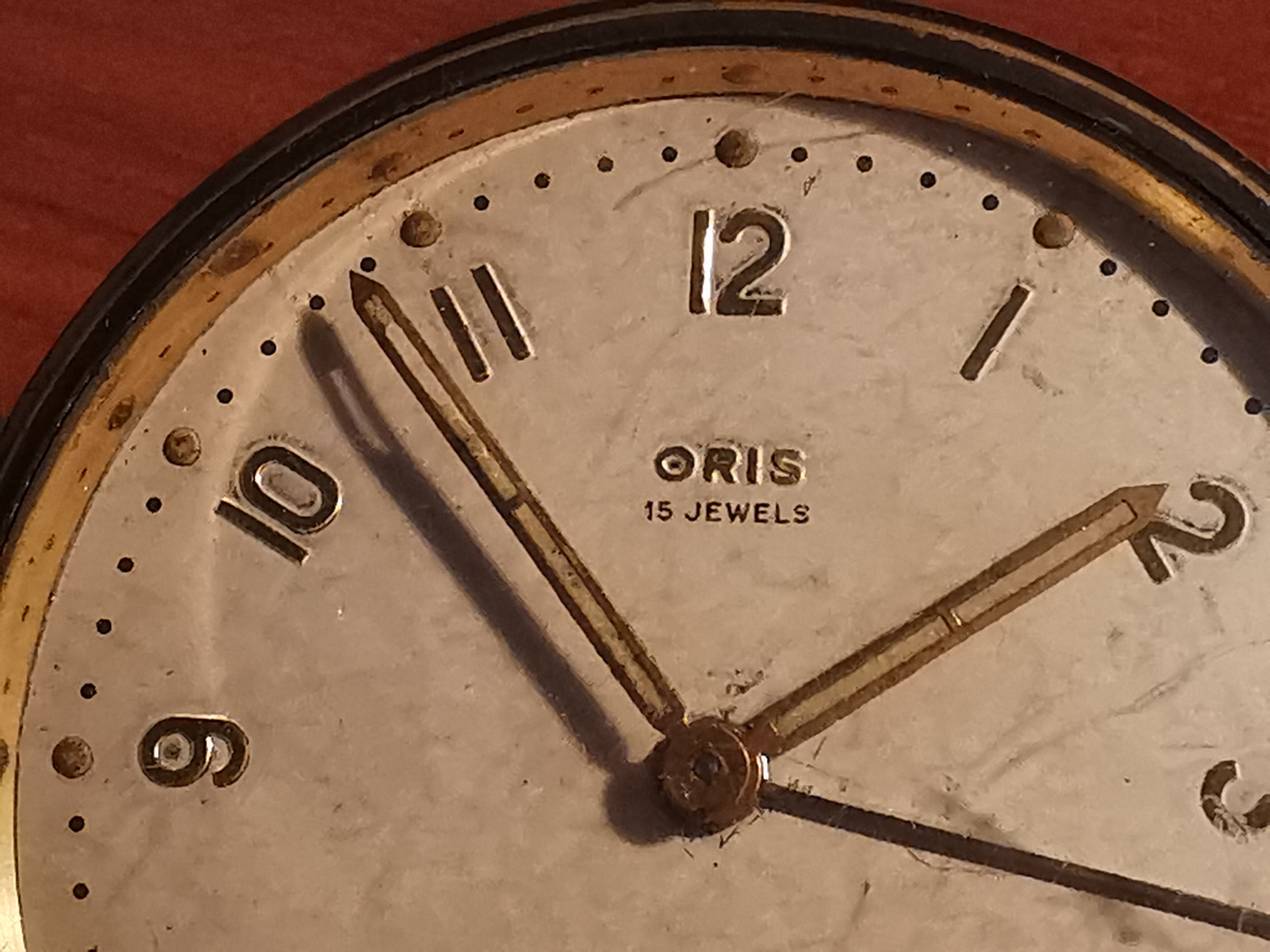 Travel awakening ORIS 8 days 15 jewels Switzerland