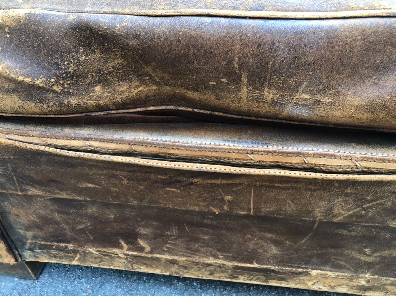 Pair of club armchairs 1920