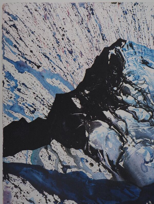Salvador Dali : Les Alpes, SNCF (Suite Papillon petit modèle), lithographie originale signée