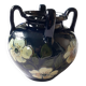 Antique Art Nouveau vase with floral decoration.