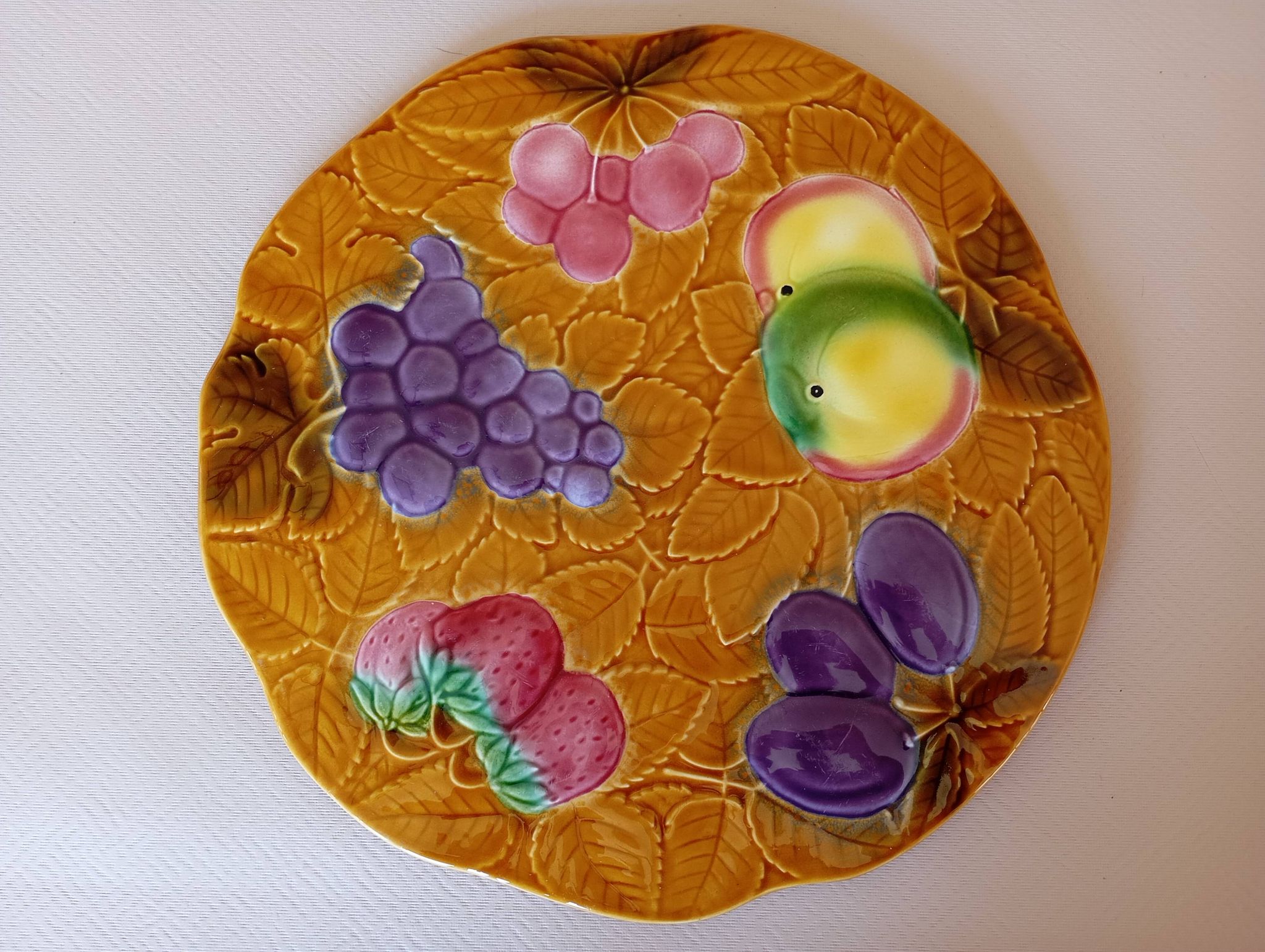 Cake service in slipware Salins les Bains