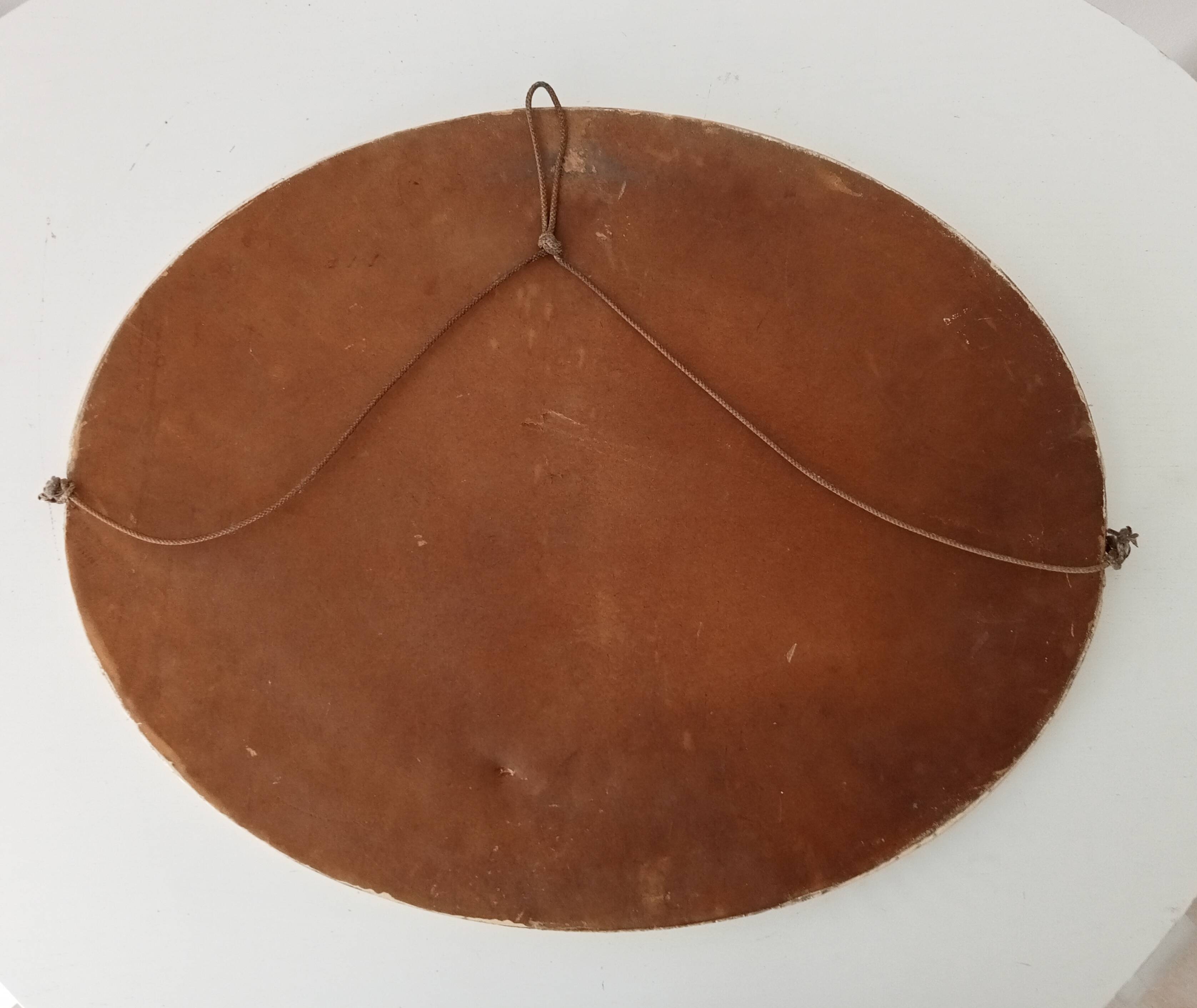 Antique oval mirror from the early 20th century 47*37