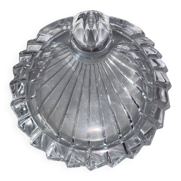 Cendrier coquillage vintage en Cristal d’Arques