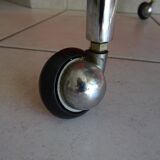 70s design chrome bar trolley