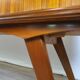 1960s sideboard with decorated doors in wood and brass