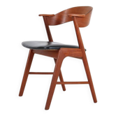 Fauteuil en teck "KS 21" de Korup Stolefabrik / Skai / design danois moderne du milieu du siècle / années 1960