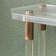Console, altuglass, années 1970, dans le goût de Charles Hollis Jones