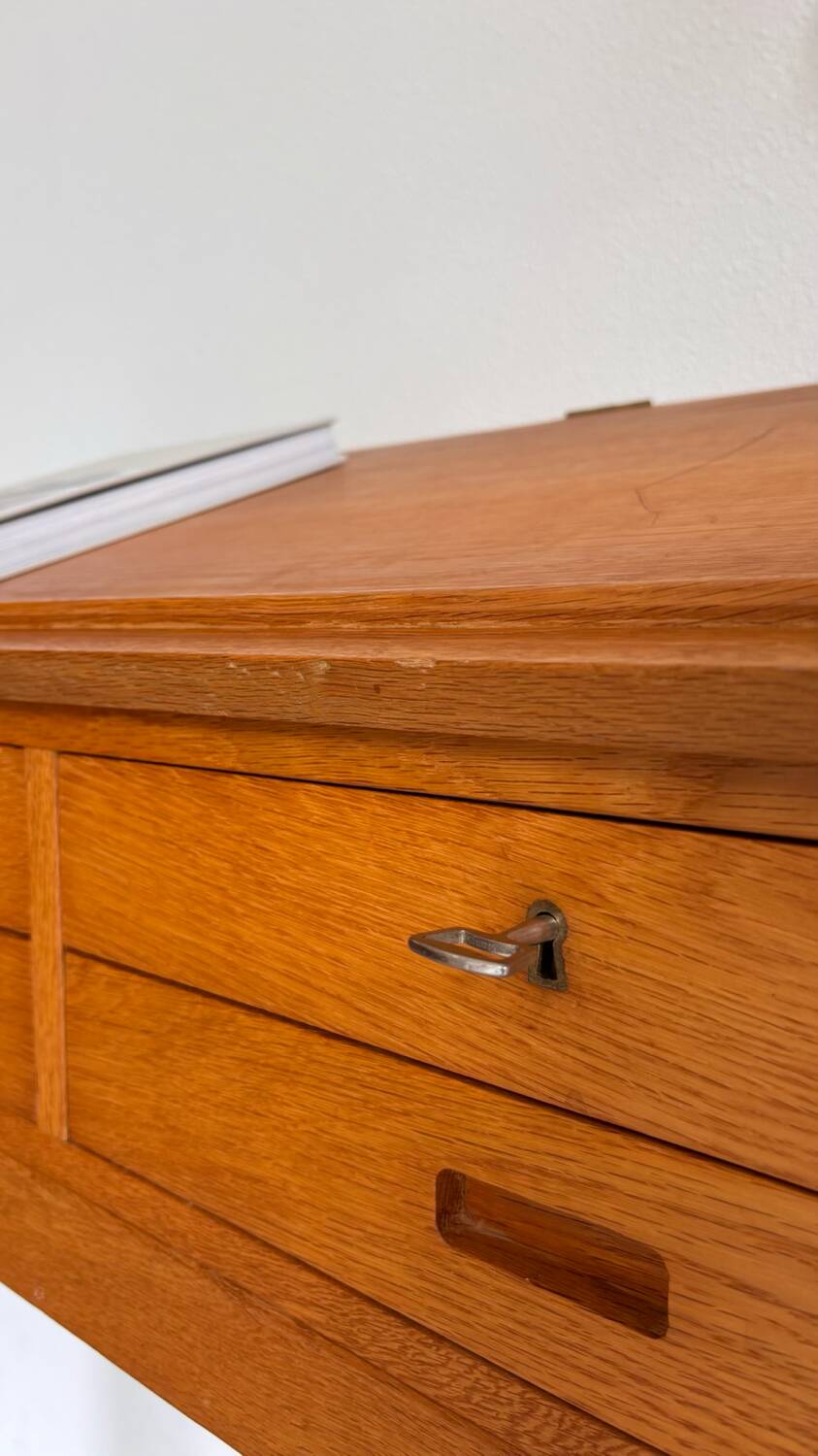 Vintage lectern desk oak