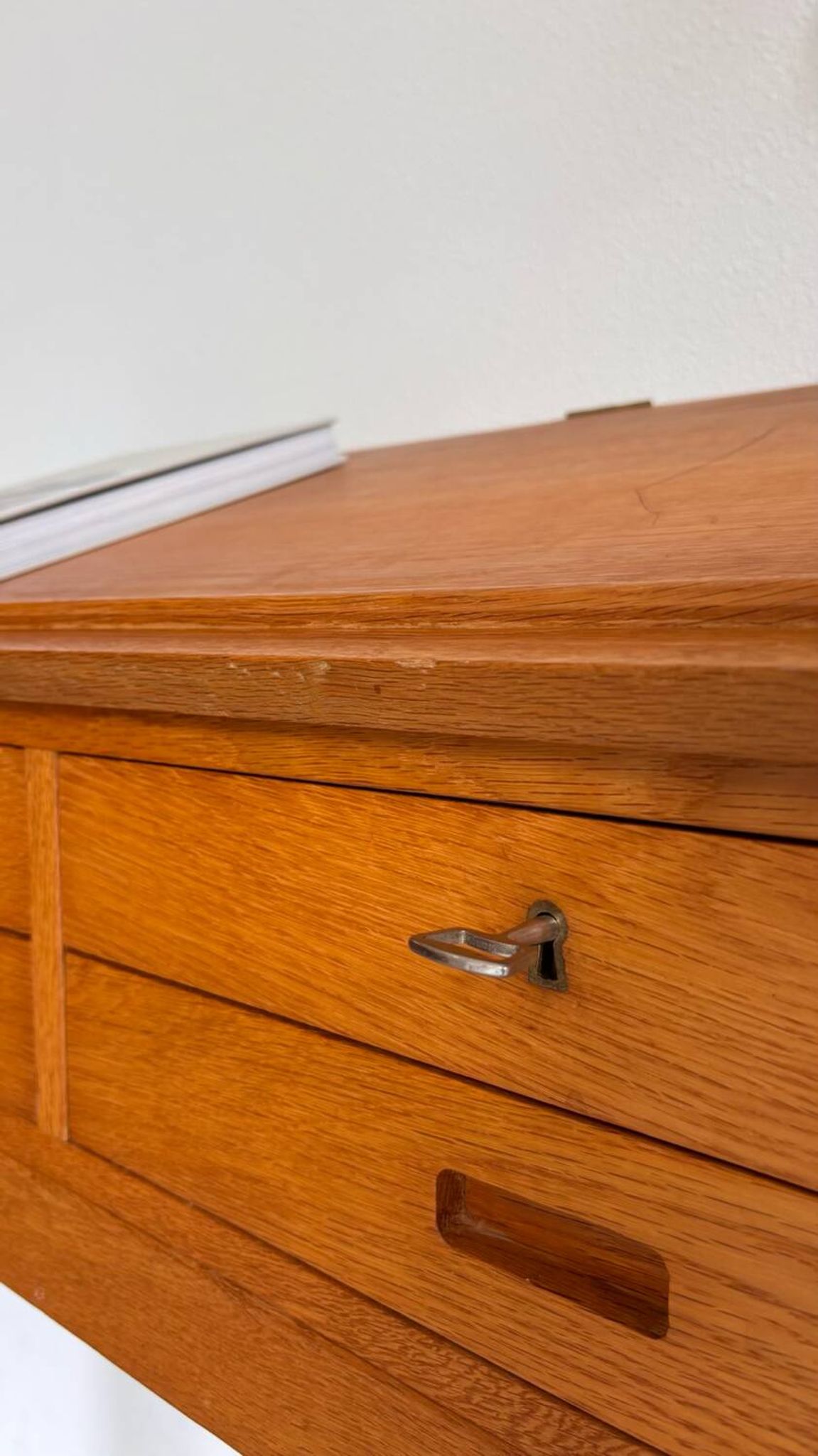 Vintage lectern desk oak
