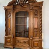 Neo Renaissance style castle bookcase