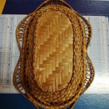 Vintage rattan basket