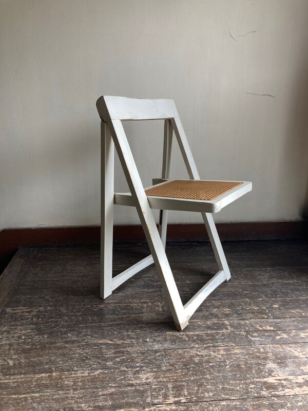 Chaise cannée 1970