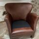 Fauteuil club en cuir