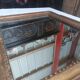 Small mirror in carved stucco wood, nineteenth, original ice