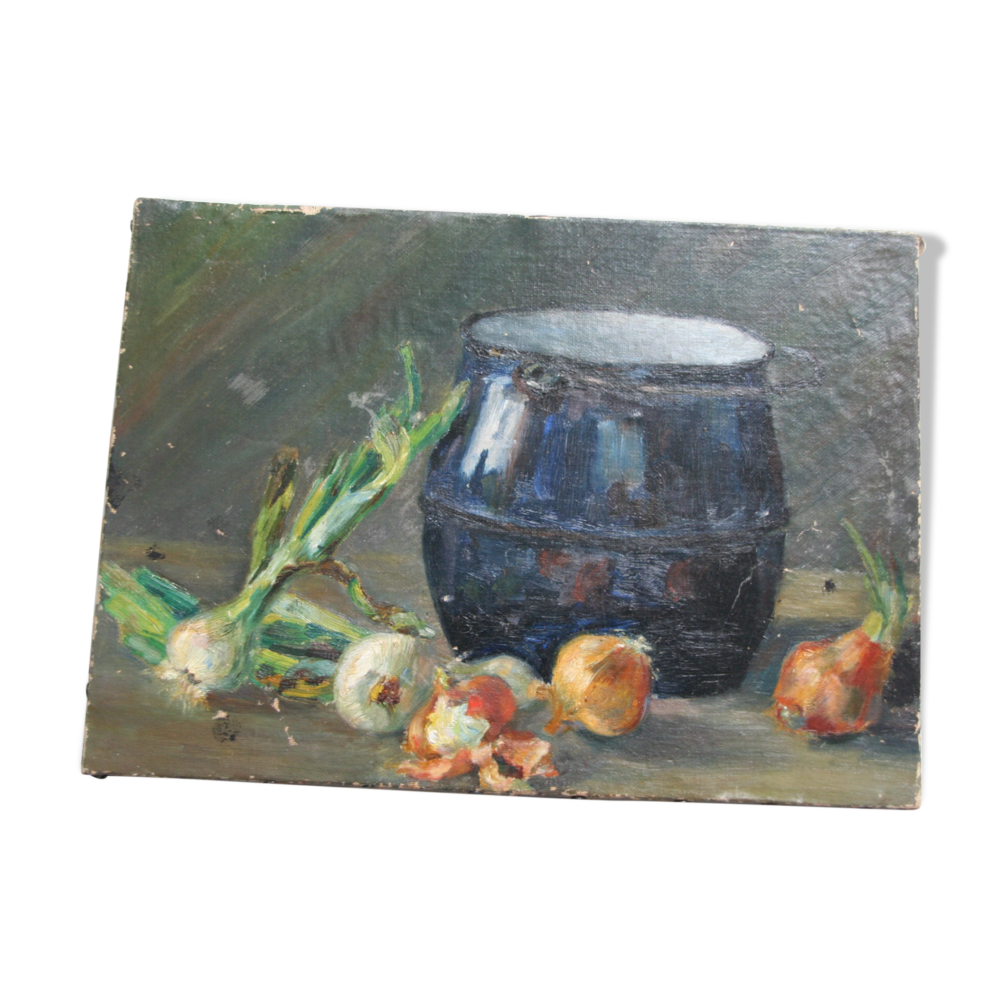 Still life oil on wood