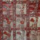 Kilim vintage fait main Sumak persan en soie artificielle 125cm x 183cm (19