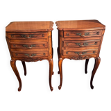 Pair of Louis XV style bedside tables