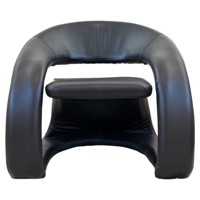 Sculptural chaise longue 80s