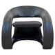 Sculptural chaise longue 80s