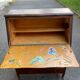 Louis XV style solid wood secretary
