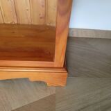 Beautiful bookshelf - solid pine - 5 shelves - country style - natural colour