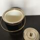 Vintage black and metal ice bucket