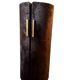 Brown vintage dressing table Massoni for Poltrona Frau