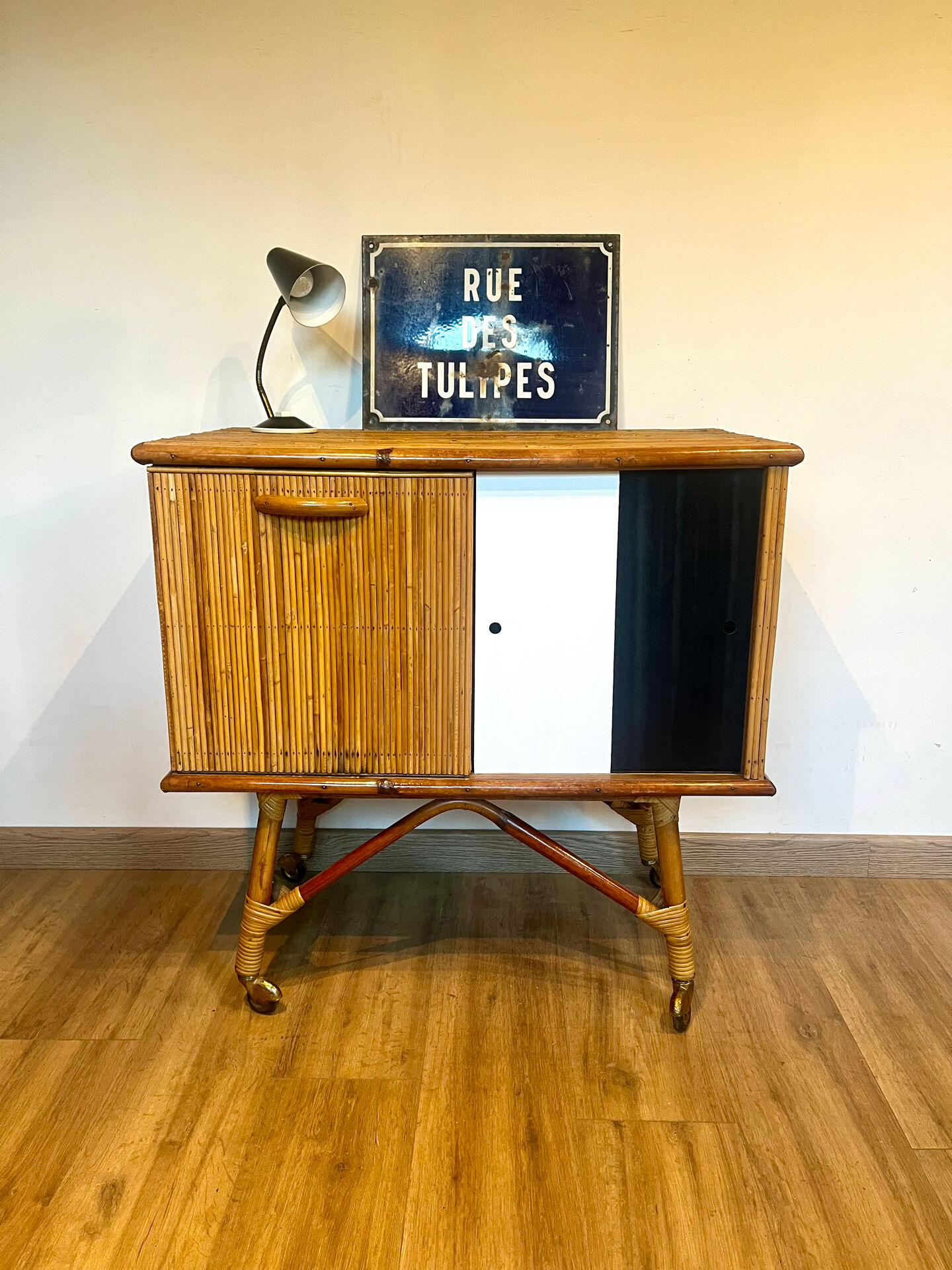 Rattan sideboard