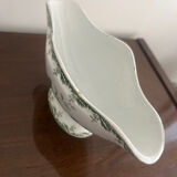 Sauceboat in earthenware Terre de Fer from St Amand and Hamage, Rosette model.