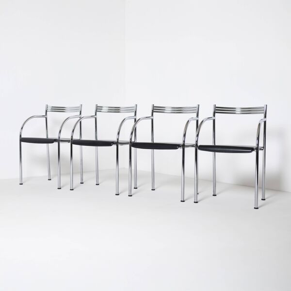 Ensemble de 4 chaises de salle à manger espagnoles Francesca par Philippe Starck pour Baleri