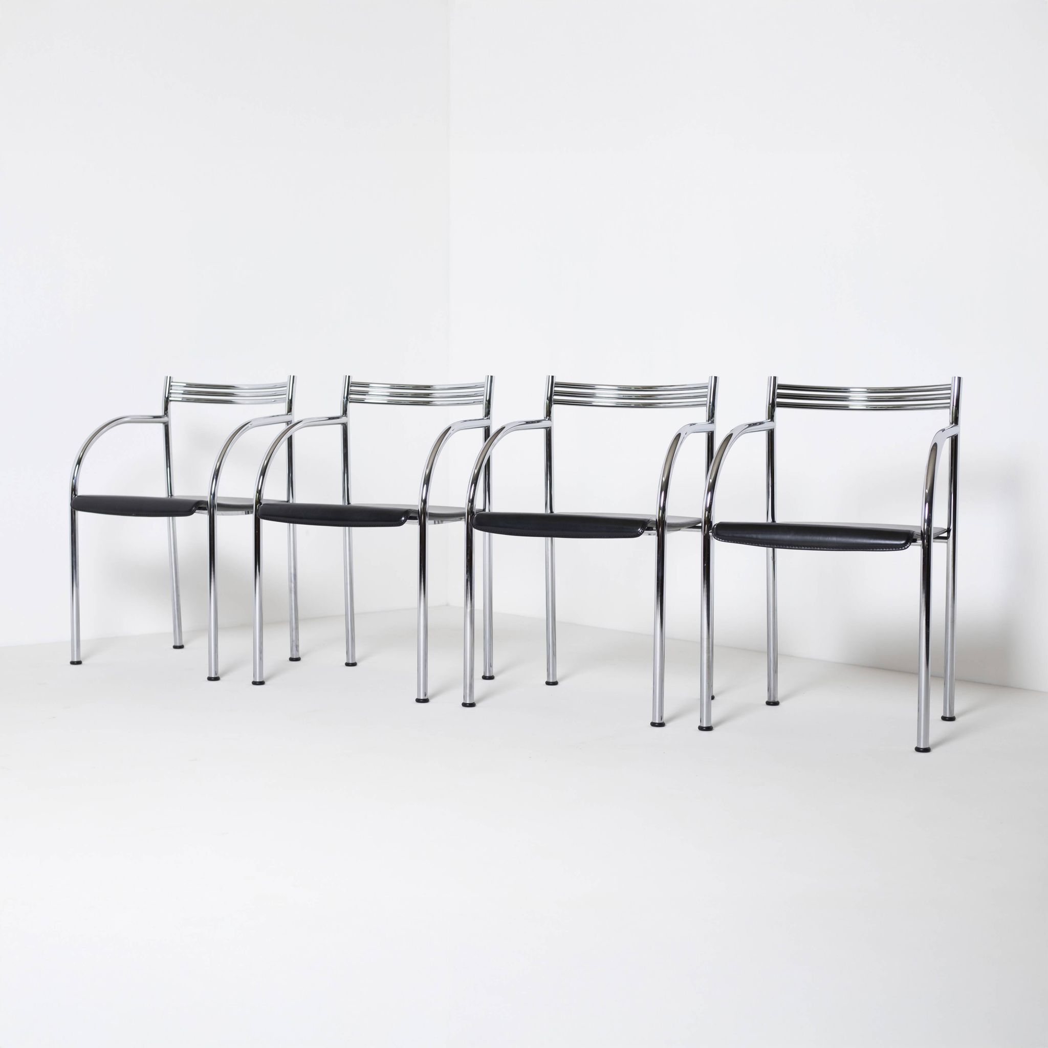 Set of 4 Francesca Spanish dining chairs by Philippe Starck for Baleri