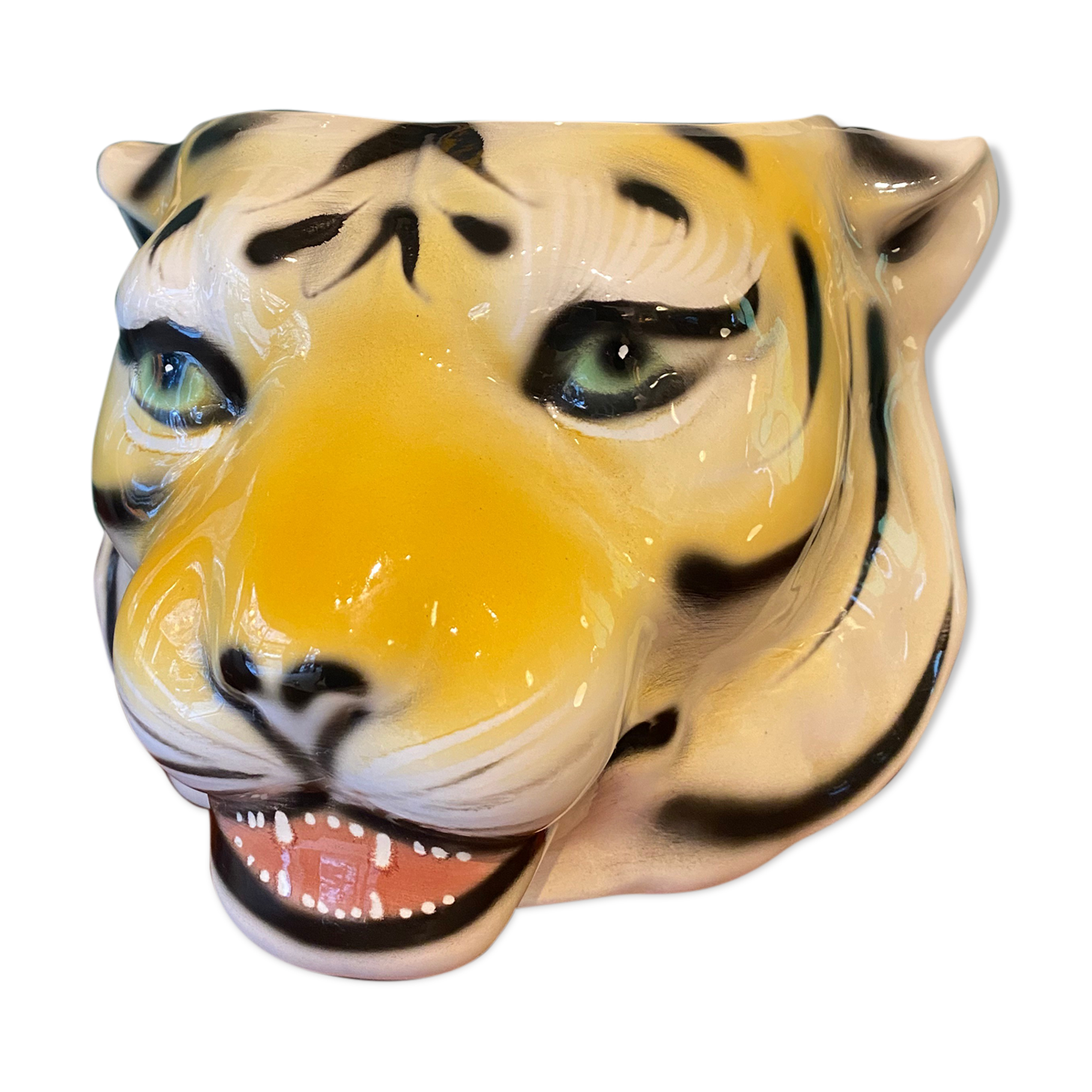 Vintage tiger pot cover