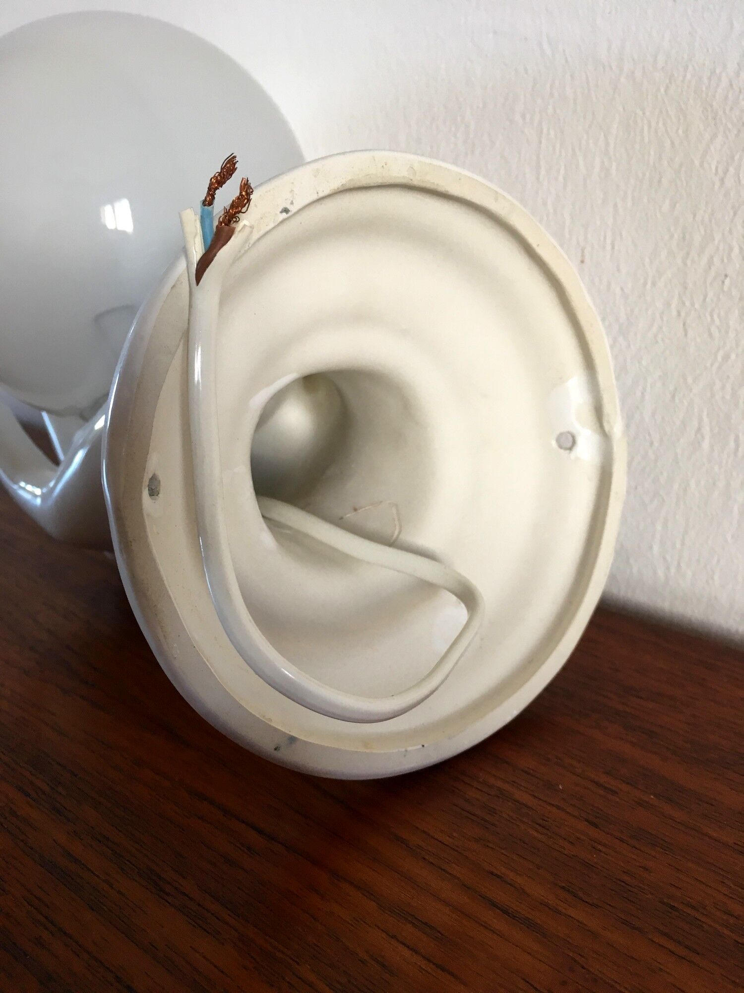 Vintage hand wall light