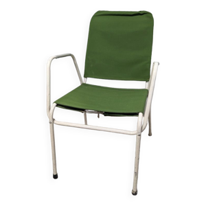 fauteuil vintage métal - tissu