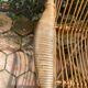 Vintage rattan armchair