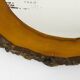 Wall mirror tree trunk in walnut, Carl Aubock modernist style, Austria, 1950s.