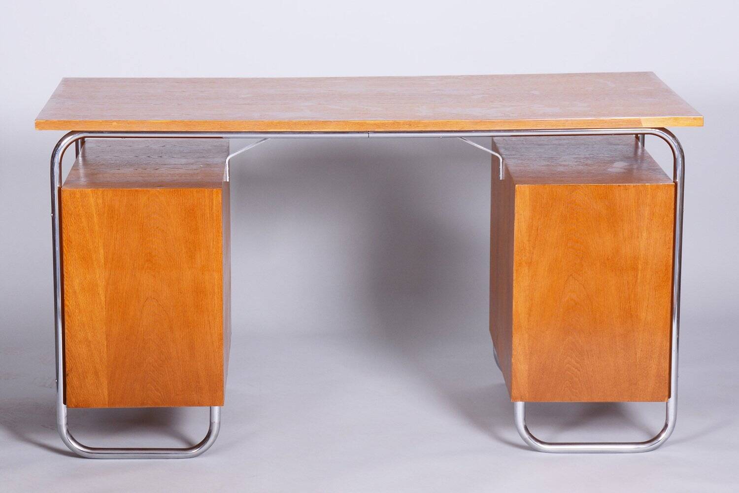 Bauhaus Writing Desk in Beech from Mücke-Melder, 1930s