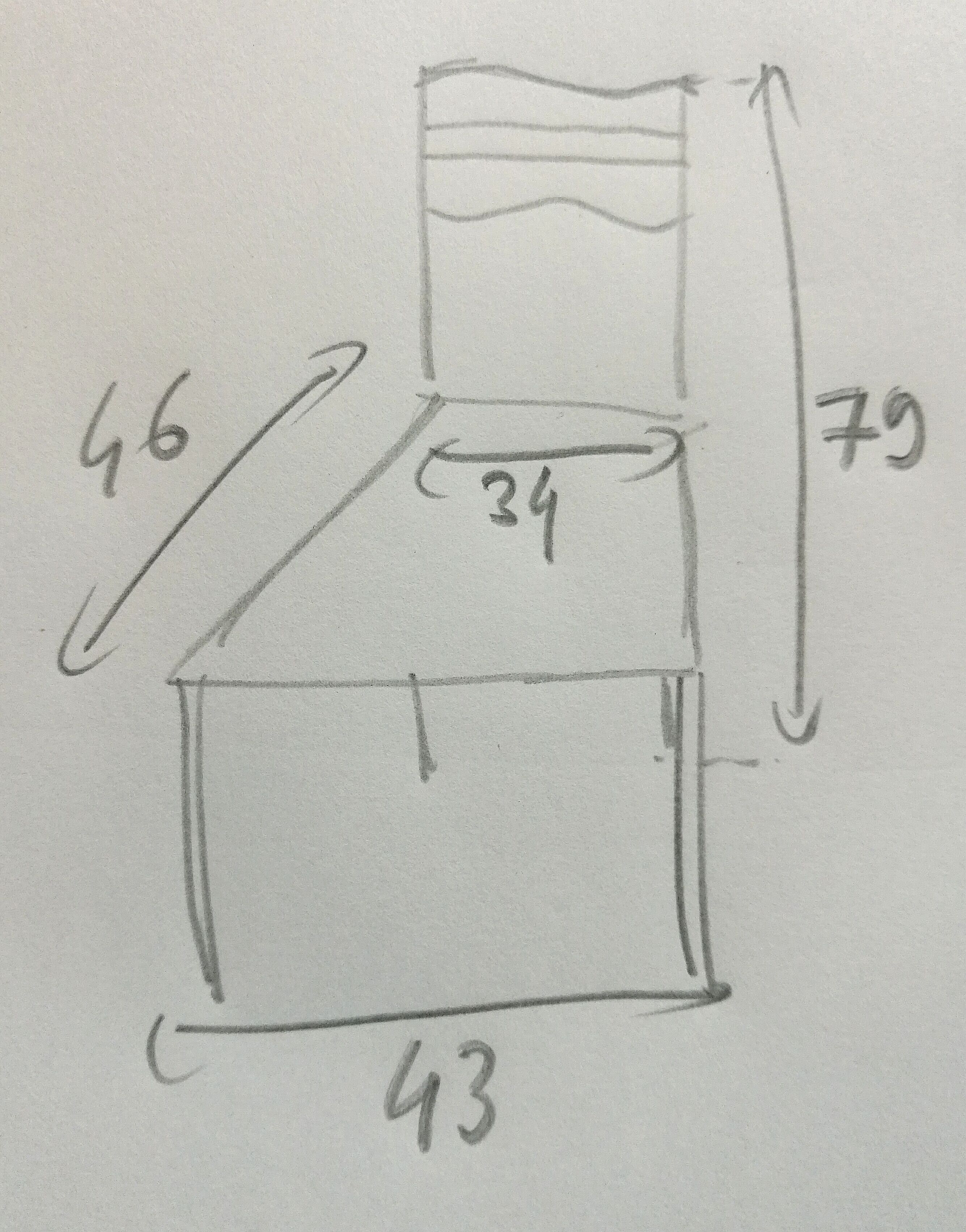 Suite de 6 chaises années 40-50 chêne et velour bleu