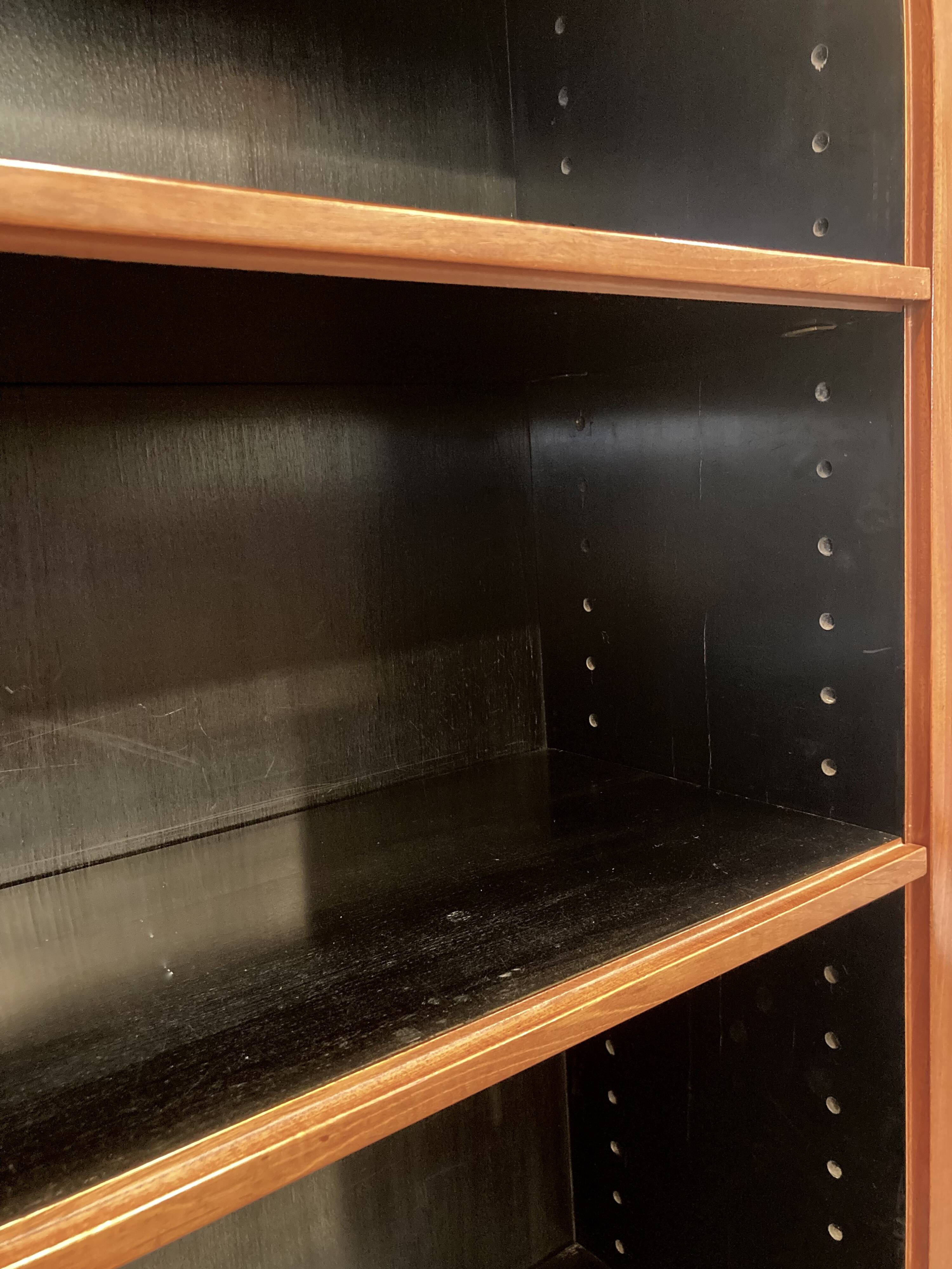 Large modular bookcase Scandinavian design 1950.