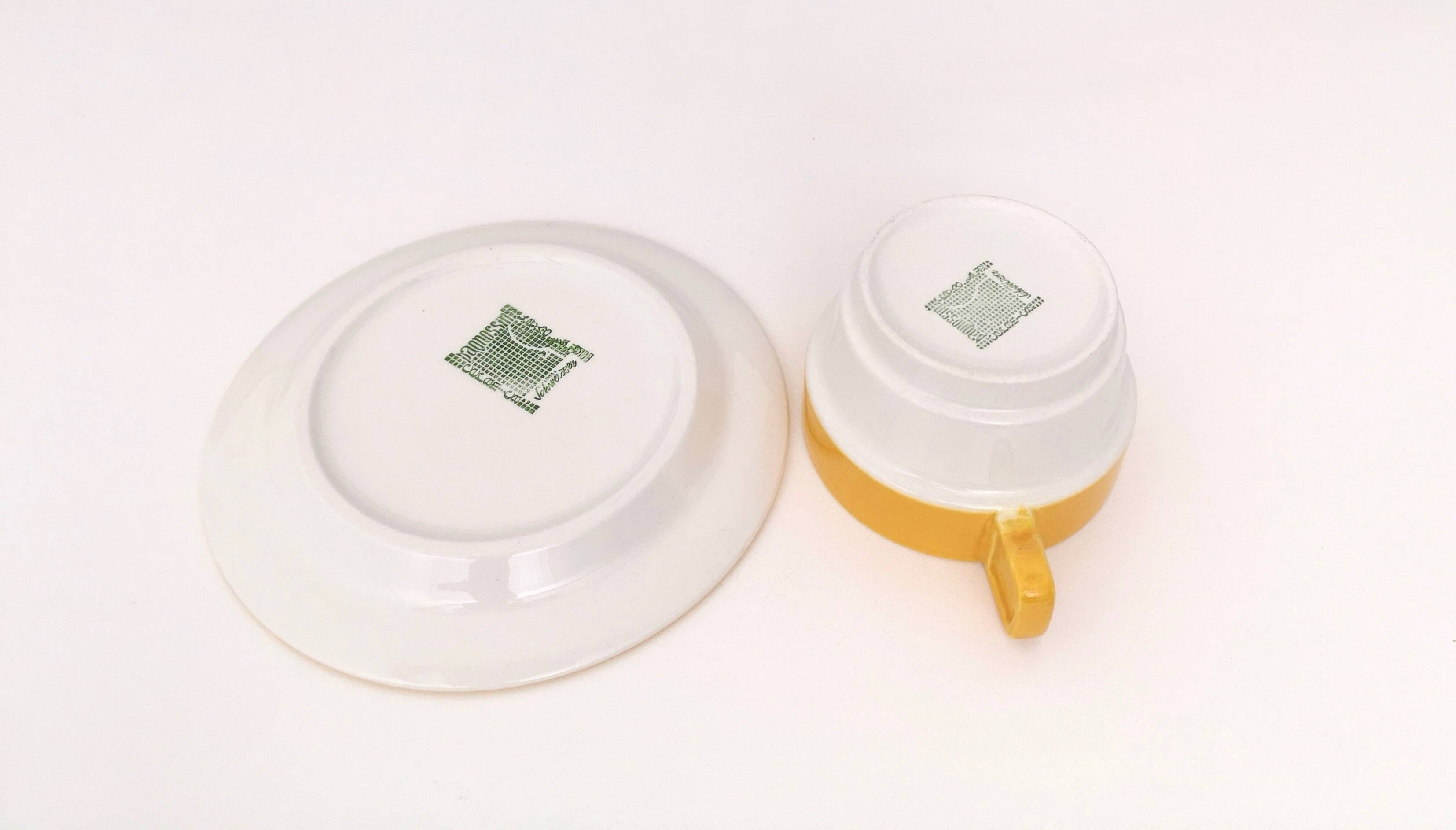 16-Piece Coffee/Teapot Set by Riccardo Schweizer Prod. by Pagnossin Ceramica