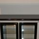 Bicolour lacquered wood bar cabinet, Italy, 1980s