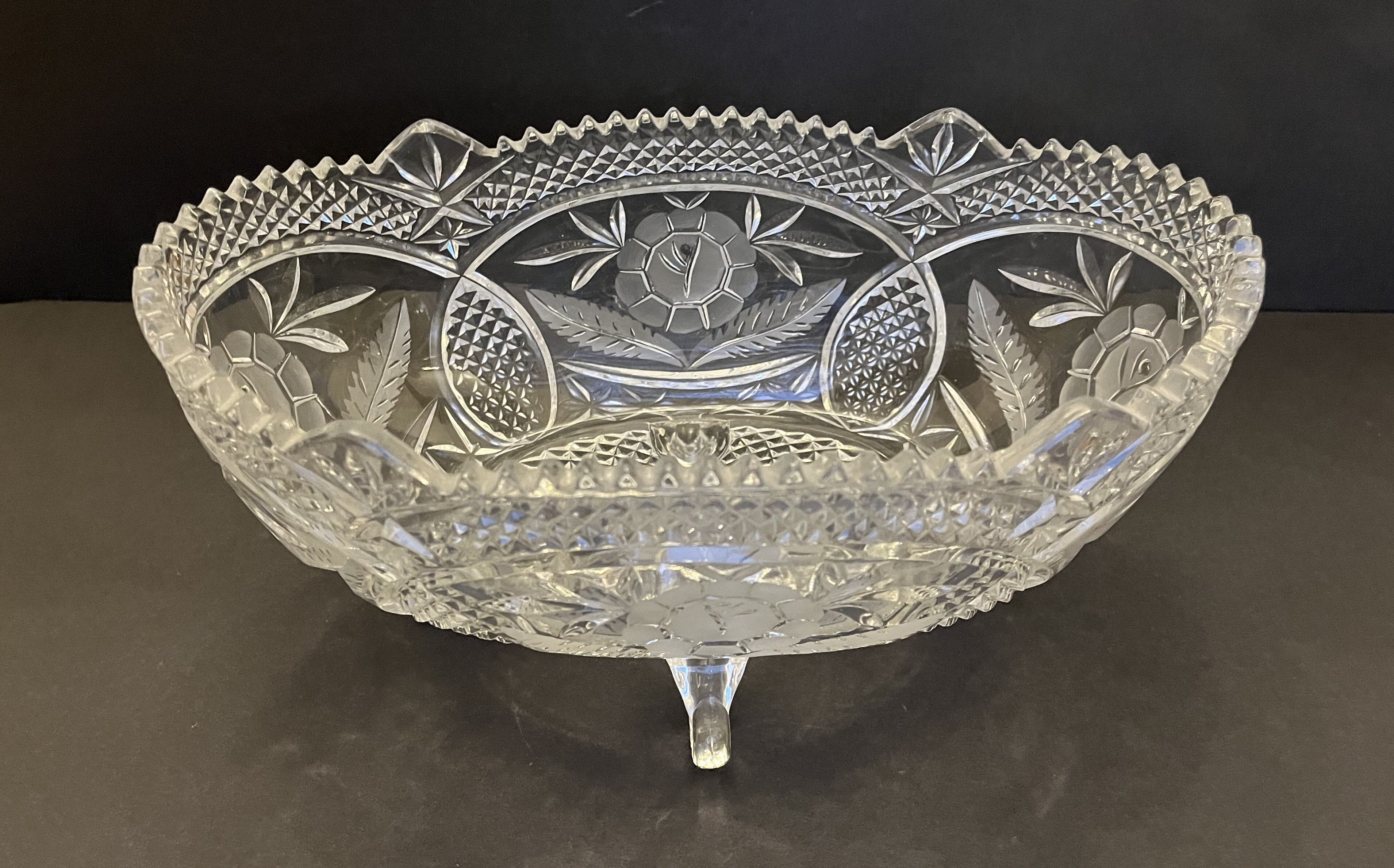 Coupe en cristal taillé