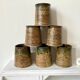 Set 6 cups cups vintage pyrite stoneware