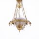 Lustre en laiton de la première moitié du XXe siècle.