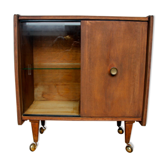Meuble bar vintage 60's en bois