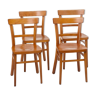 Lot de 4 chaises Thonet 1950