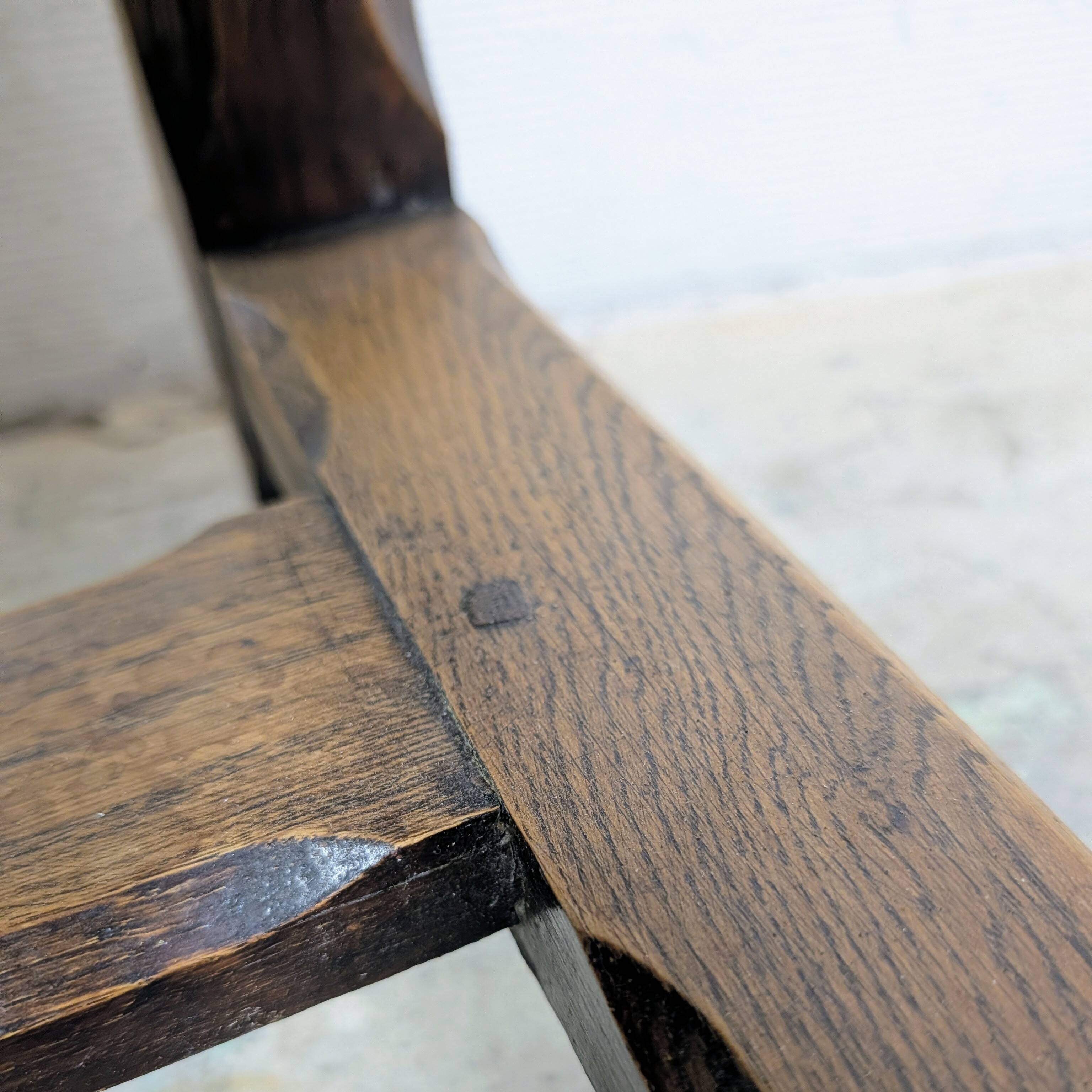 Farmhouse coffee table in solid oak