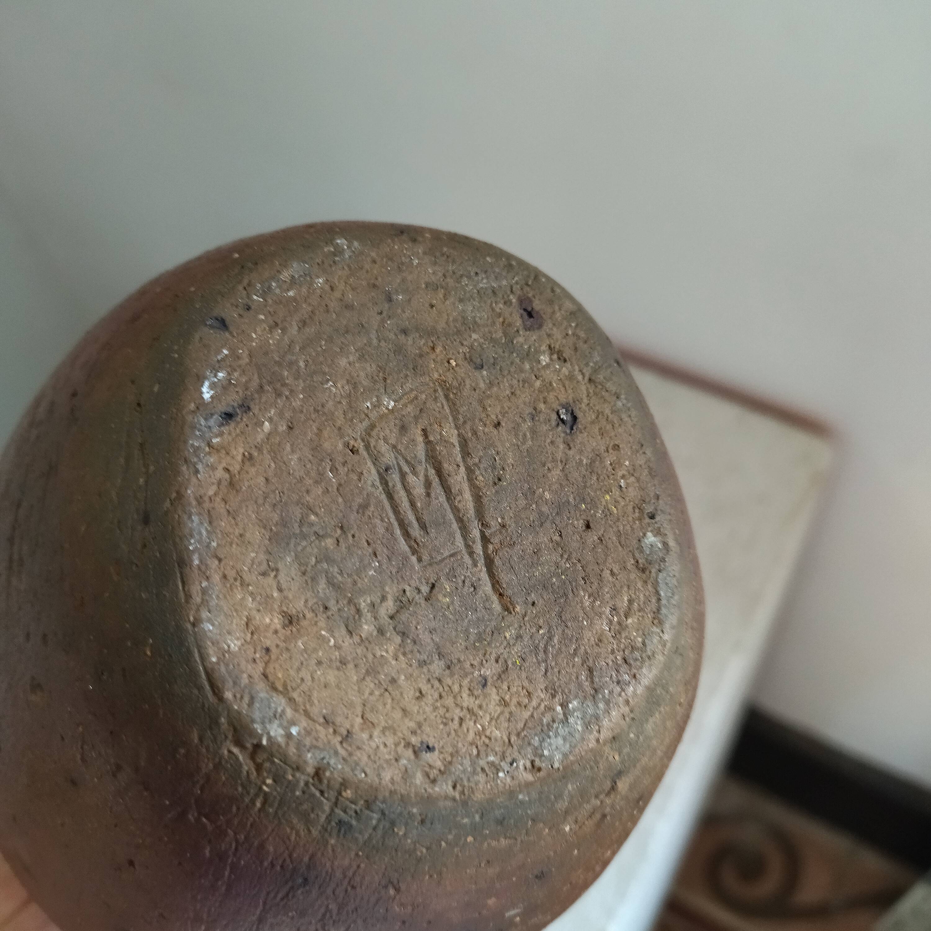 Broc pitcher sandstone years 50 60 brutalist La Borne